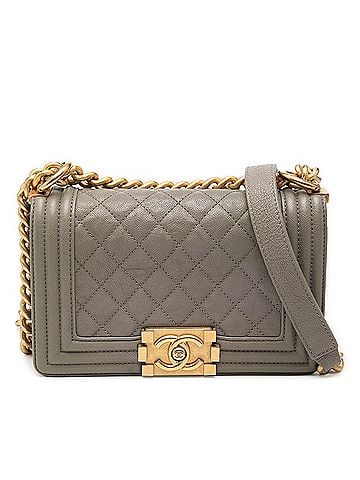 Chanel Small Quilted Caviar Boy Flap (view 1)