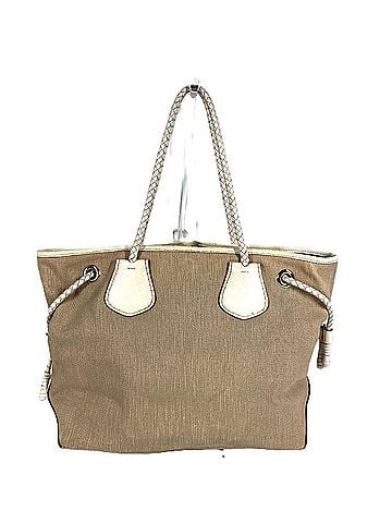 Céline CELINE Vintage Logo Macadam Tote Bag, Shoulder Leather, Canvas, Men's & Women's, Beige (view 2)