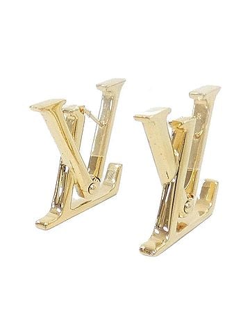 Louis Vuitton Louis Vuitton Bouclé d'Oreilles Macro LV M00958 Earrings (view 1)