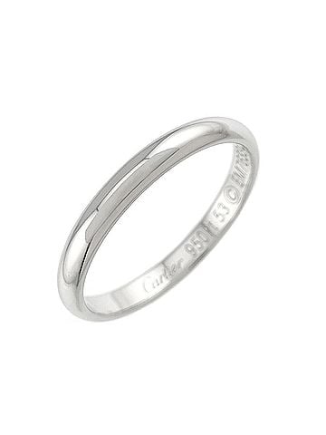 Cartier Cartier 1895 Classic #53 Ring, 2.5mm wide, Platinum (Pt) (view 1)