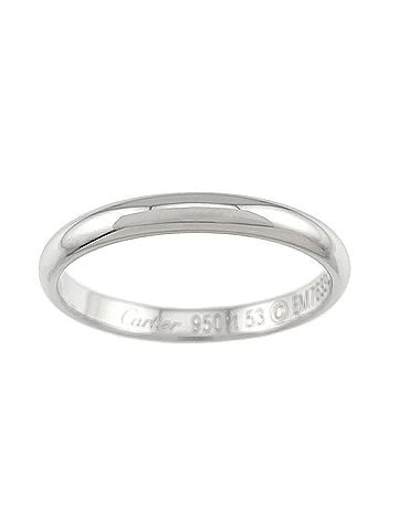Cartier Cartier 1895 Classic #53 Ring, 2.5mm wide, Platinum (Pt) (view 2)