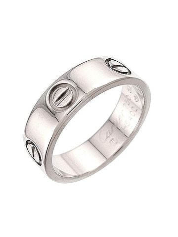 Cartier Cartier Love Ring #52, 18K WG (White Gold 750) (view 1)