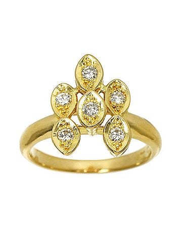 Christian Dior Christian Dior 1 Ring, Diamond, 18K YG Yellow Gold 750 (view 2)