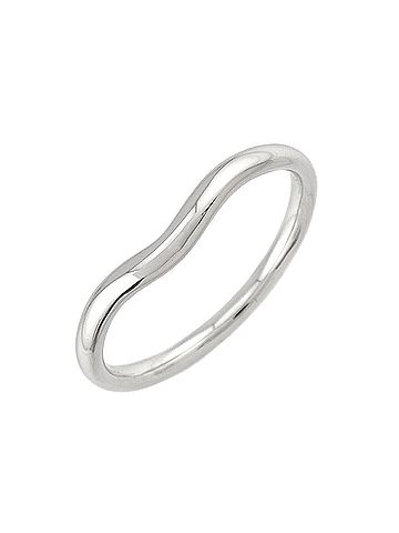 Tiffany & Co. Tiffany & Co. Curved Band Ring (Pt Platinum) (view 1)