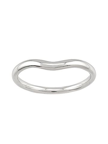 Tiffany & Co. Tiffany & Co. Curved Band Ring (Pt Platinum) (view 2)