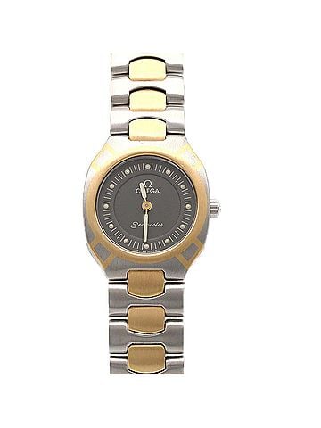 Omega Omega Polaris Two-Tone Stainless Steel x Yellow Gold Quartz Watch (view 1)