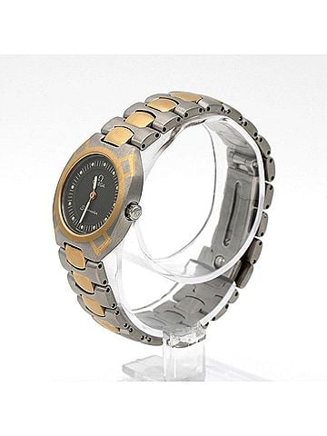 Omega Omega Polaris Two-Tone Stainless Steel x Yellow Gold Quartz Watch (view 2)