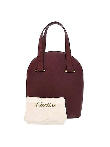 Cartier Cartier Must Line Leather Bordeaux Handbag Red 1084CARTIER (view 2)