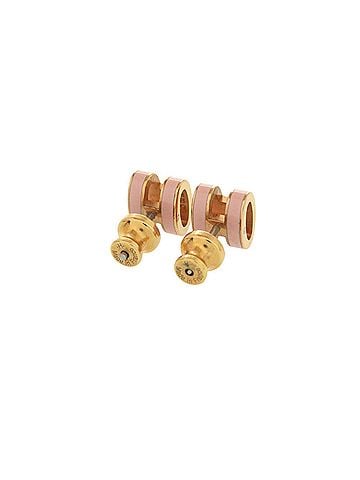 Hermès Hermes Pop H Mini Pink Gold Hardware Earrings Accessory 1550 HERMES (view 2)