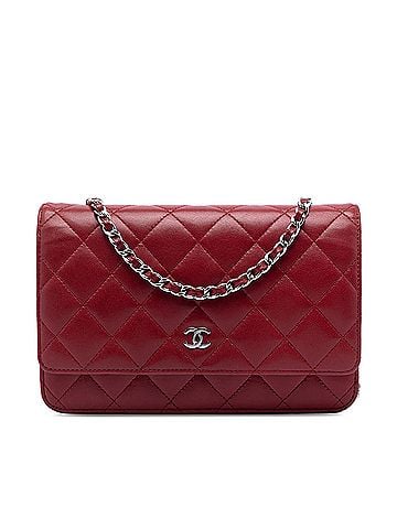 Chanel CC Quilted Lambskin Wallet on Chain (view 1)