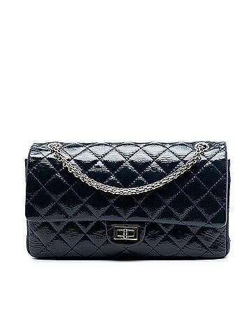 Chanel Quilted Crinkled Patent Reissue 2.55 Double Flap 226 (view 1)