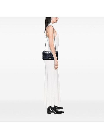 Chanel Quilted Crinkled Patent Reissue 2.55 Double Flap 226 (view 2)