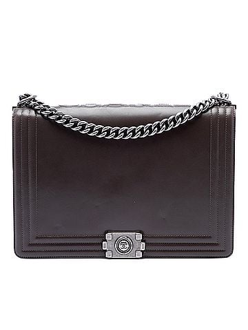Chanel Large Glazed Calfskin Boy Flap (view 1)