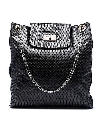 Chanel Perforated Crackled Metallic Calfskin Drill Tote (view 1)