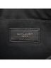 Saint Laurent 100% Leather Black Croc Embossed Leather Monogram Document Holder One size - photo 7