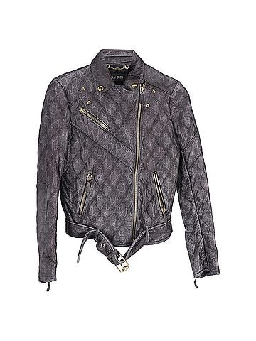 Gucci Gucci Monogram Biker Jacket in Black Leather (view 1)