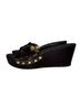 Tory Burch 100% Leather Brown Wedges Size 9 1/2 - photo 12