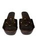 Tory Burch 100% Leather Brown Wedges Size 9 1/2 - photo 2
