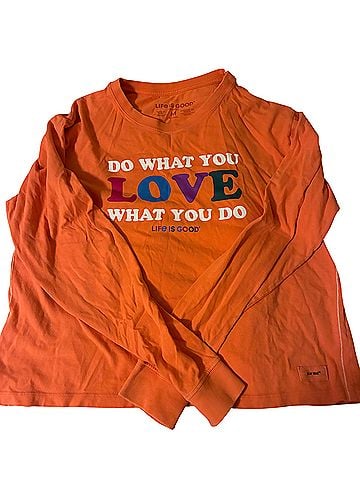Life Is Good Long Sleeve Blouse (view 1)