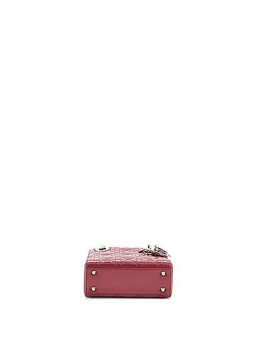 Christian Dior Lady Dior Chain Bag Cannage Quilt Patent Mini (view 2)