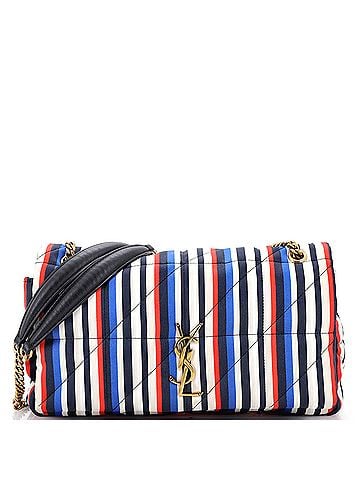 Saint Laurent Jamie Flap Bag Quilted Printed Silk Medium (view 1)