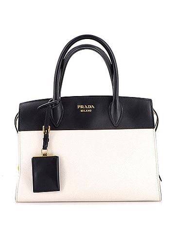 Prada Esplanade Tote Saffiano with City Calf Medium (view 1)