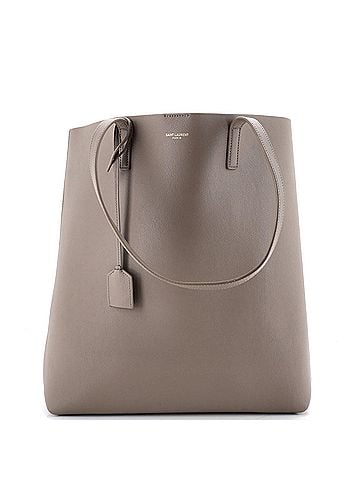 Saint Laurent Shopper Tote Leather Tall (view 1)