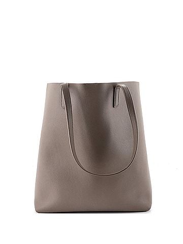 Saint Laurent Shopper Tote Leather Tall (view 2)