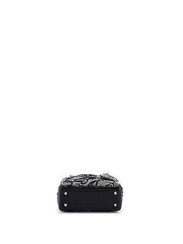 Christian Dior Lady Dior Chain Bag Embroidered Calfskin Mini (view 2)