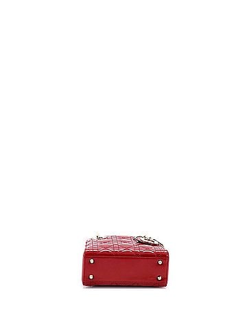 Christian Dior Lady Dior Chain Bag Cannage Quilt Patent Mini (view 2)