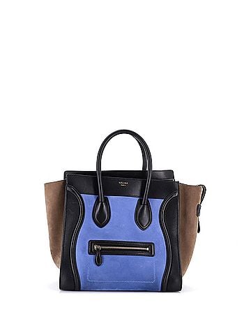Céline Tricolor Luggage Bag Leather Mini (view 1)