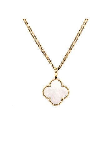 Van Cleef & Arpels Magic Alhambra Long Necklace 18K Yellow Gold and Mother of Pearl (view 1)