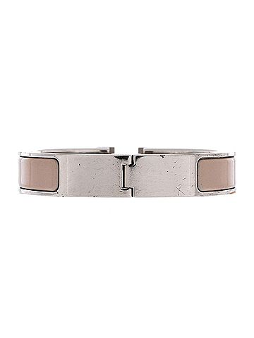 Hermès Clic H Bracelet Enamel Narrow (view 2)