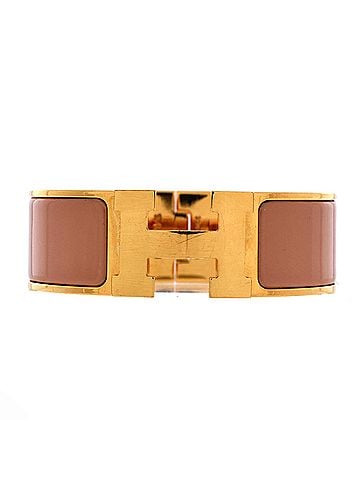 Hermès Clic H Bracelet Enamel Wide (view 1)