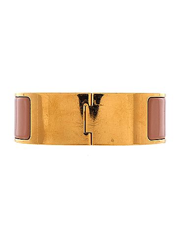 Hermès Clic H Bracelet Enamel Wide (view 2)