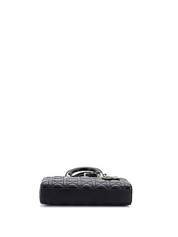 Christian Dior Lady D-Joy Bag Cannage Quilt Lambskin Medium (view 2)