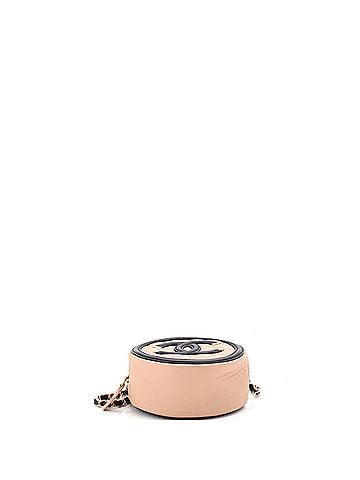 Chanel Filigree Round Clutch with Chain Quilted Caviar Mini (view 2)