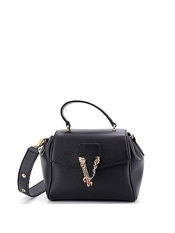 Versace Virtus Top Handle Bag Leather Small (view 1)