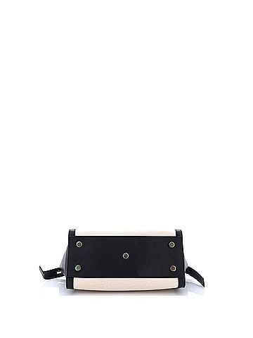 Saint Laurent Monogram Cabas Downtown Leather and Canvas Baby (view 2)