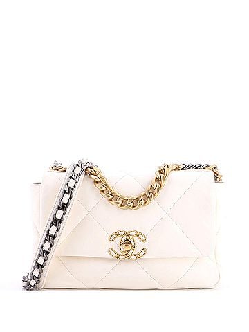 Chanel 19 Flap Bag Quilted Leather Medium (view 1)