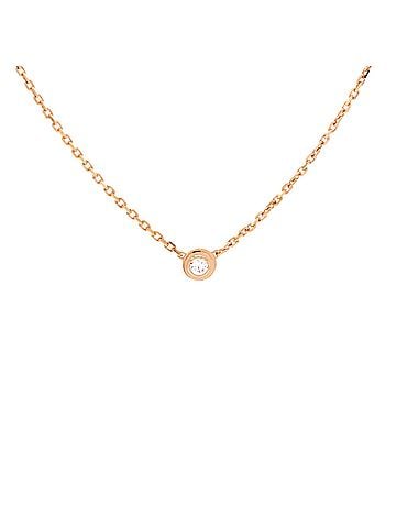 Cartier Cartier D'Amour Pendant Necklace 18K Rose Gold with Diamond XS (view 1)
