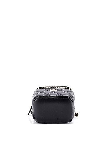 Chanel Camellia Bow Vanity Case with Chain Quilted Lambskin Mini (view 2)