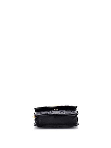 Chanel Sweet Camellia Flap Clutch with Chain Quilted Lambskin Mini (view 2)