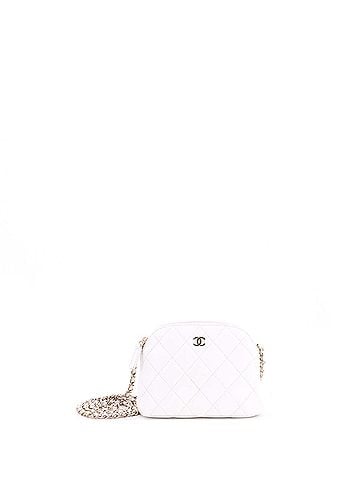 Chanel CC Dome Zip Clutch with Chain Quilted Caviar Mini (view 1)