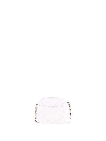 Chanel CC Dome Zip Clutch with Chain Quilted Caviar Mini (view 2)