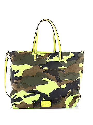 Valentino Garavani Rockstud Open Reversible Convertible Tote Camo Nylon Medium (view 1)