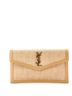 Saint Laurent 100% Raffia Tan Uptown Pouch Raffia One size - photo 1