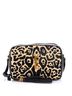 Saint Laurent 100% Raffia Black Tan Lou Camera Bag Printed Raffia Small One size - photo 1