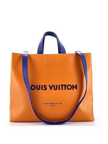 Louis Vuitton Shopper Tote Leather MM (view 1)