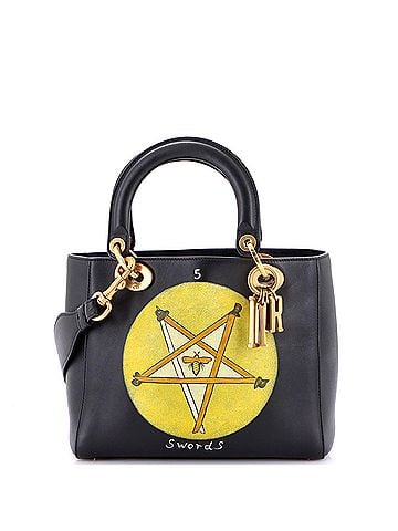 Christian Dior Supple Lady Dior Bag Limited Edition Niki de Saint Phalle Printed Leather Medium (view 1)